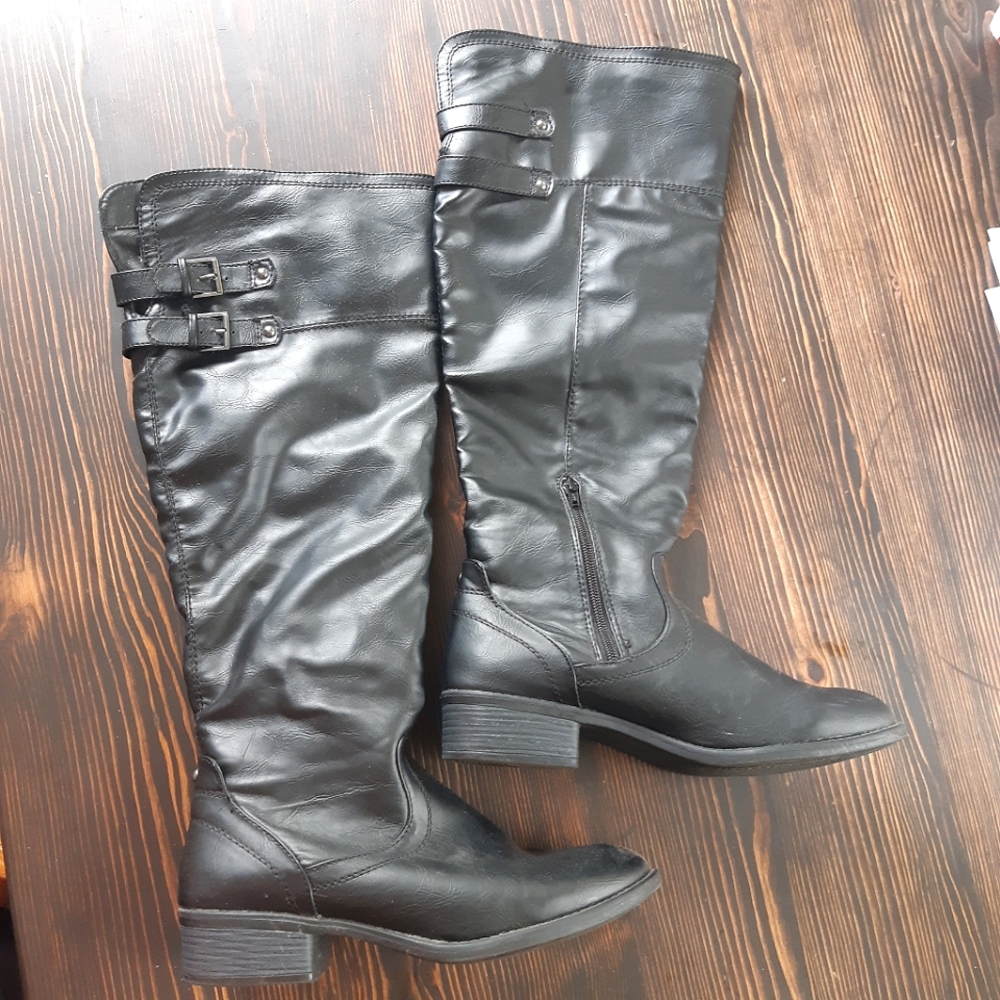 Tall Black Boots Kohl Women's Size 9.5
